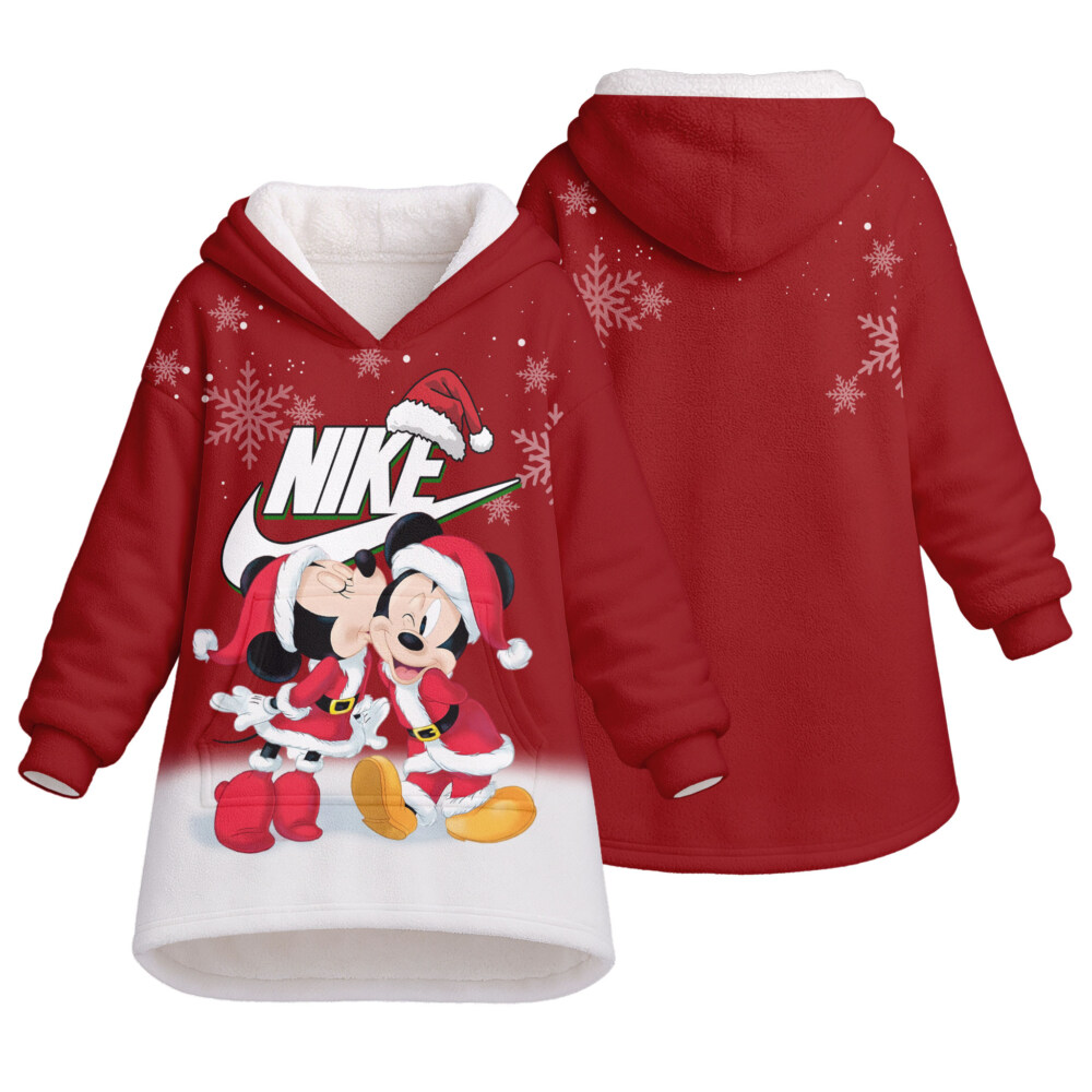 NIKE, Mickey mouse Christmas - Oodie Blanket Hoodie