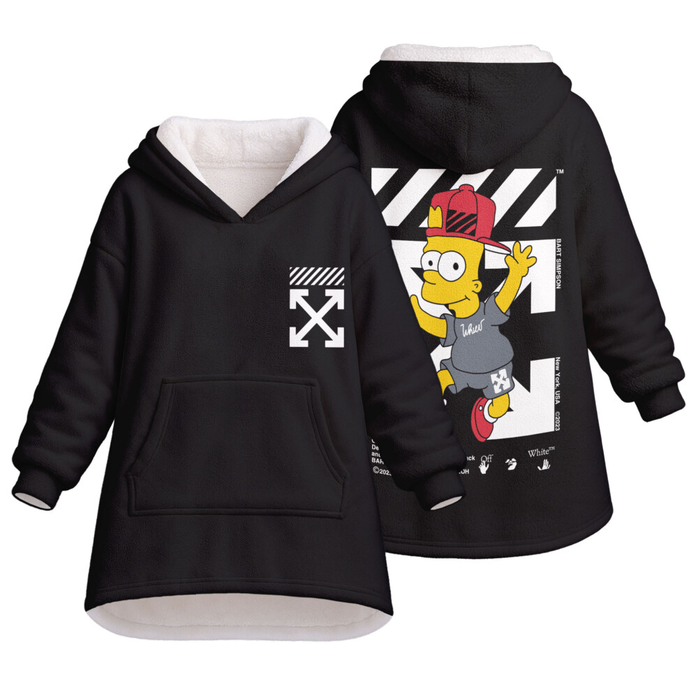 OFF WHITE, Bart Simpson - Oodie Blanket Hoodie