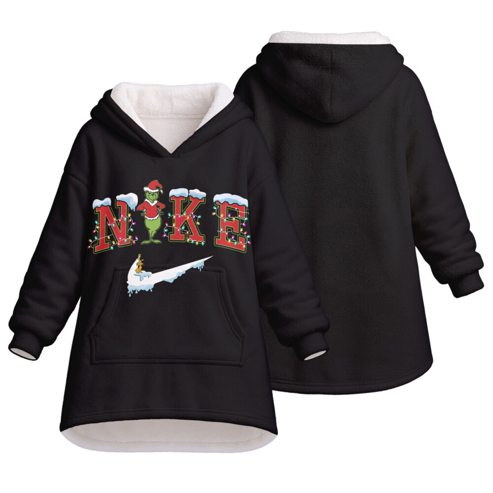 NIKE, Grinch Christmas - Oodie Blanket Hoodie