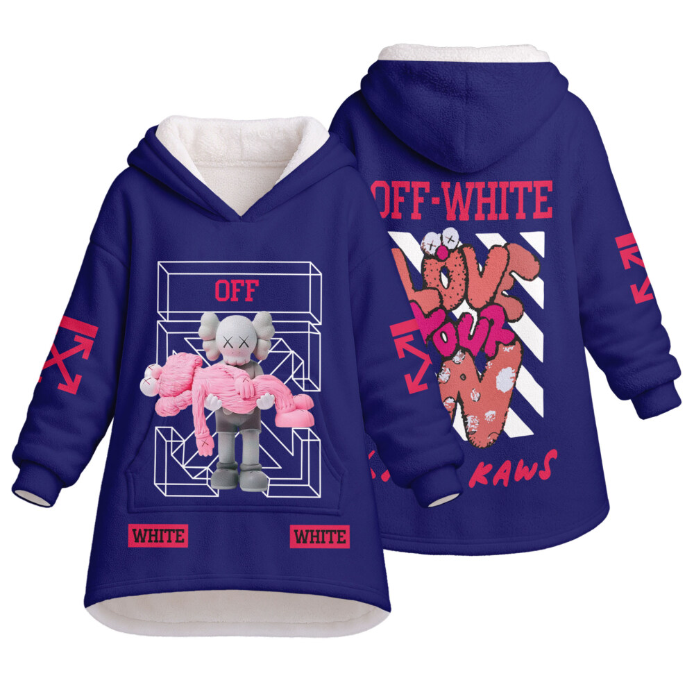 OFF WHITE, Kaws - Oodie Blanket Hoodie
