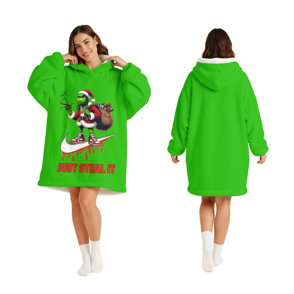 NIKE, Grinch Christmas - Oodie Blanket Hoodie