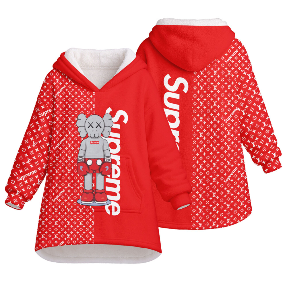 LOUIS VUITTON, SUPREME, Kaws - Oodie Blanket Hoodie