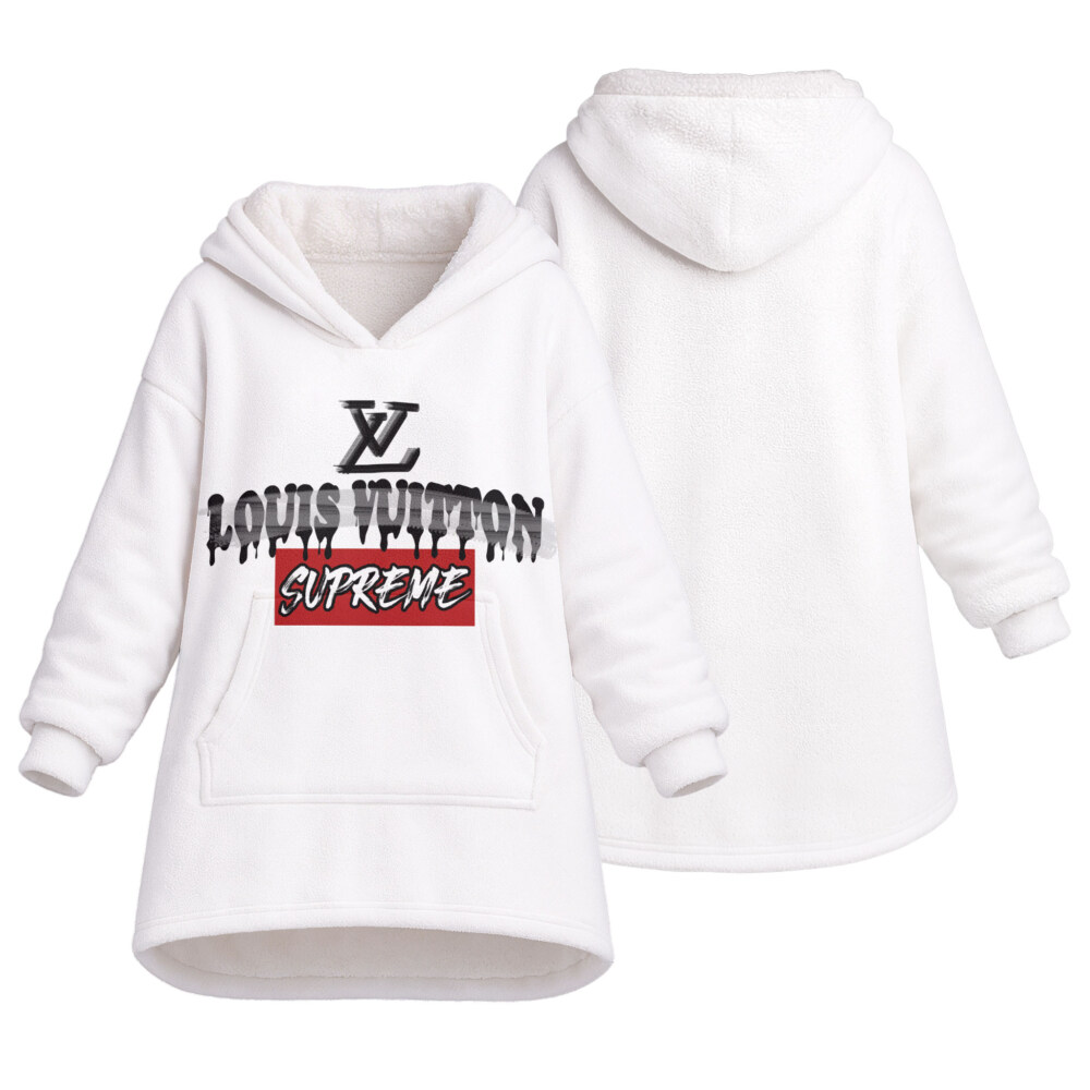 LOUIS VUITTON, SUPREME - Oodie Blanket Hoodie