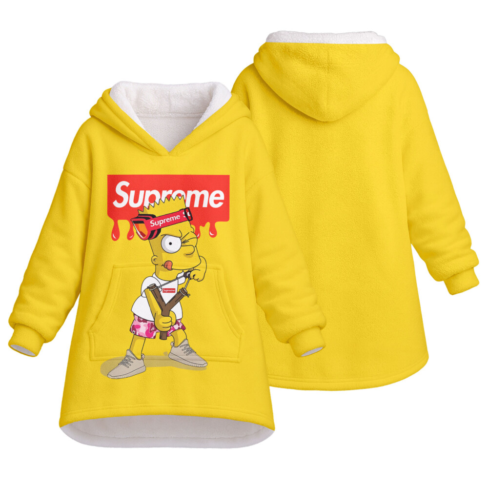 SUPREME, Bart Simpson - Oodie Blanket Hoodie