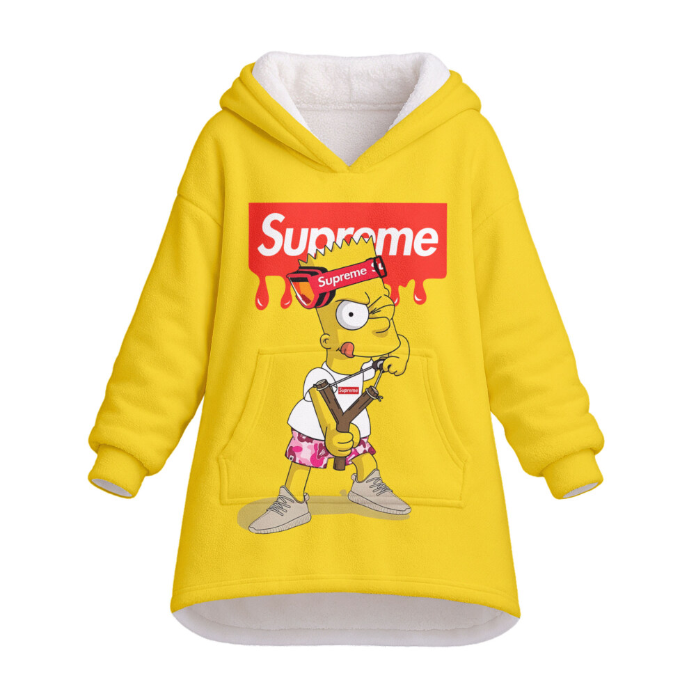 SUPREME, Bart Simpson - Oodie Blanket Hoodie