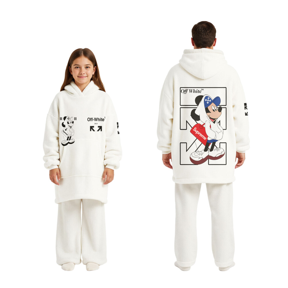 OFF WHITE, Mickey Mouse - Oodie Blanket Hoodie
