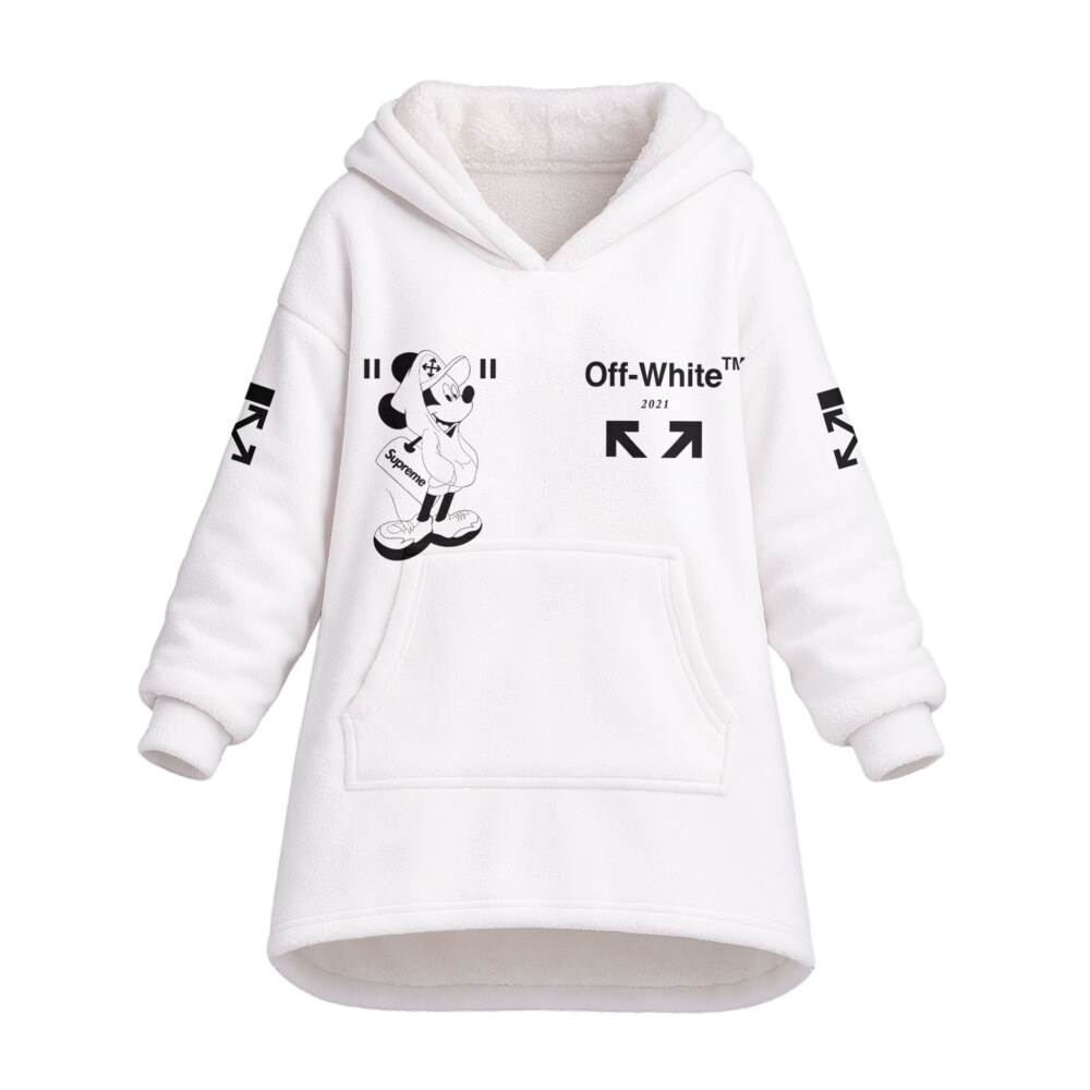 OFF WHITE, Mickey Mouse - Oodie Blanket Hoodie