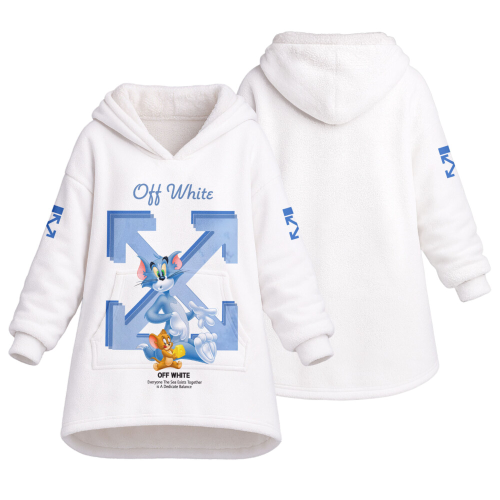 OFF WHITE, Tom and Jerry - Oodie Blanket Hoodie