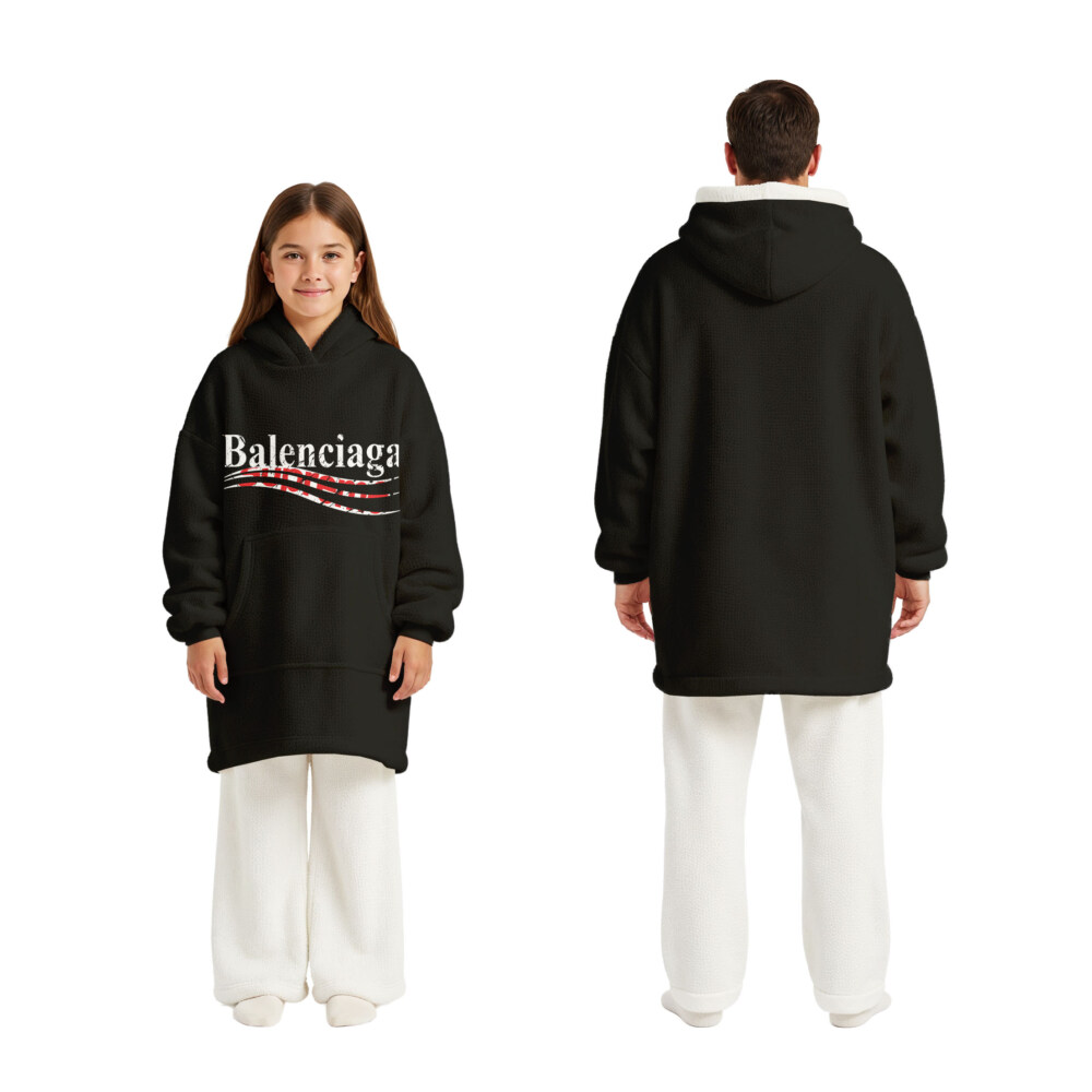 BALENCIAGA, SUPREME - Oodie Blanket Hoodie