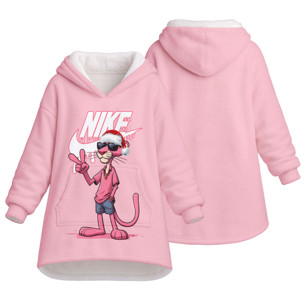 NIKE, Pink Panther Christmas - Oodie Blanket Hoodie