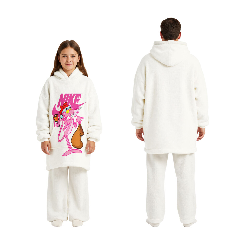 NIKE, Pink Panther Christmas - Oodie Blanket Hoodie