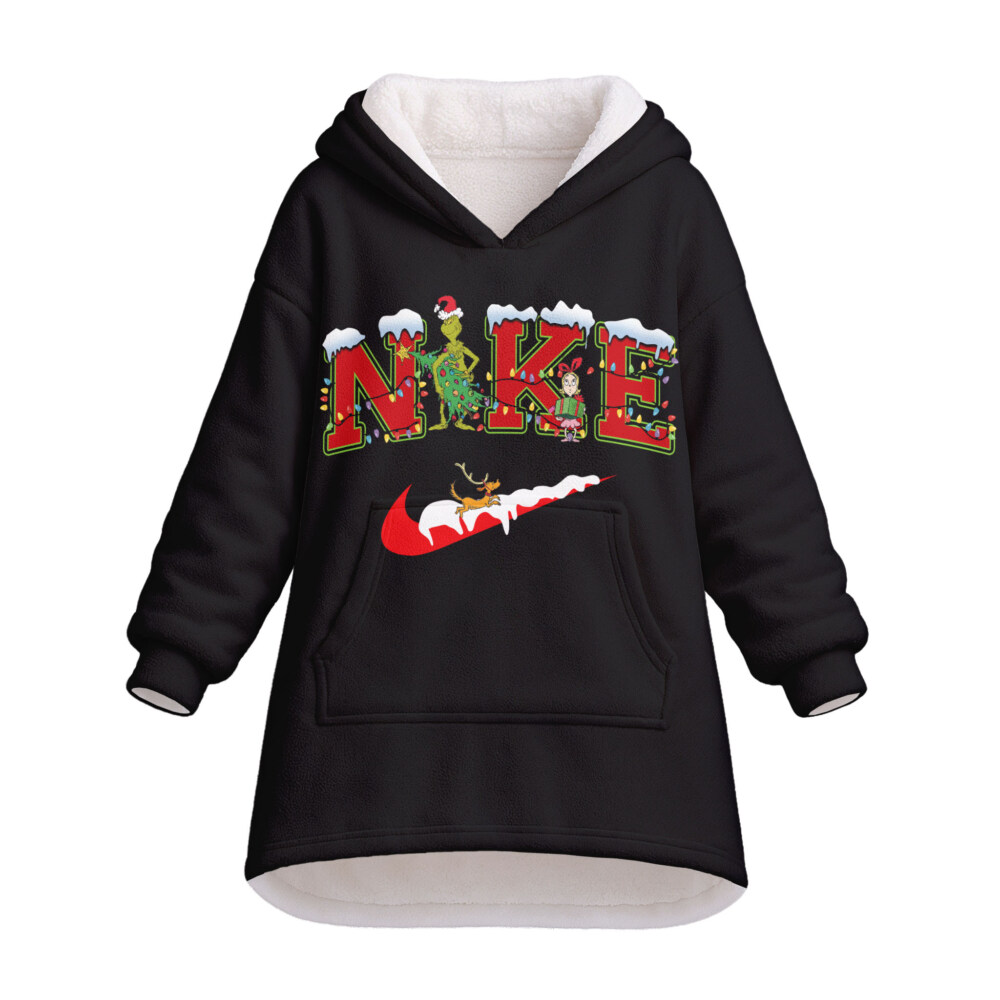 NIKE, Grinch Christmas - Oodie Blanket Hoodie