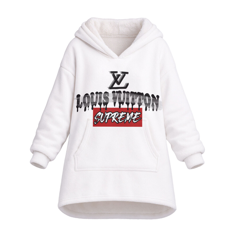 LOUIS VUITTON, SUPREME - Oodie Blanket Hoodie