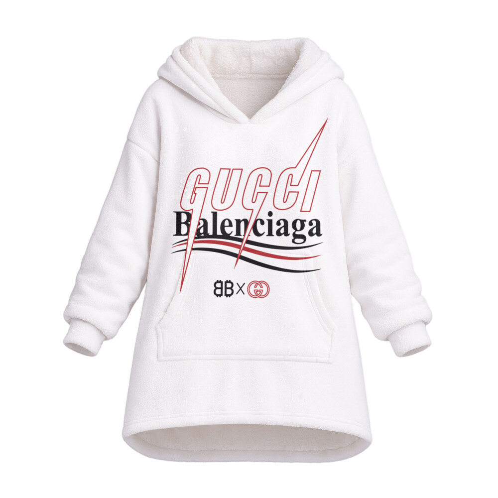 BALENCIAGA, Fashion - Oodie Blanket Hoodie