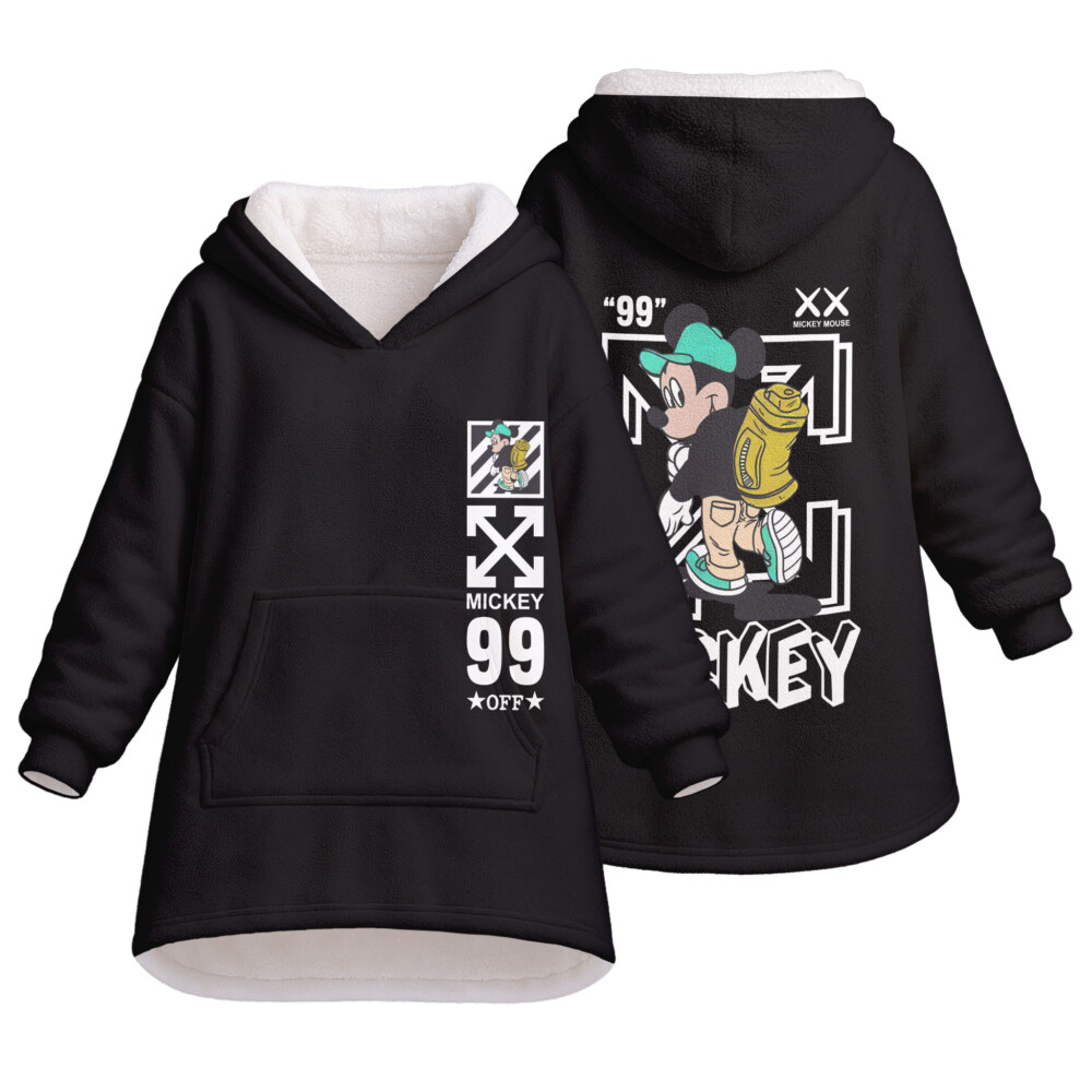 OFF WHITE, Mickey Mouse - Oodie Blanket Hoodie
