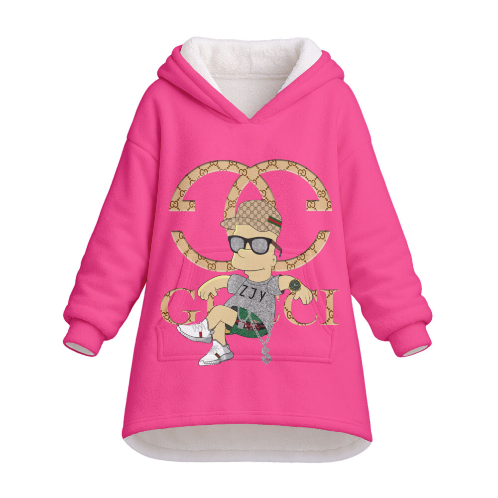 Bart Simpson Fashion - Oodie Blanket Hoodie