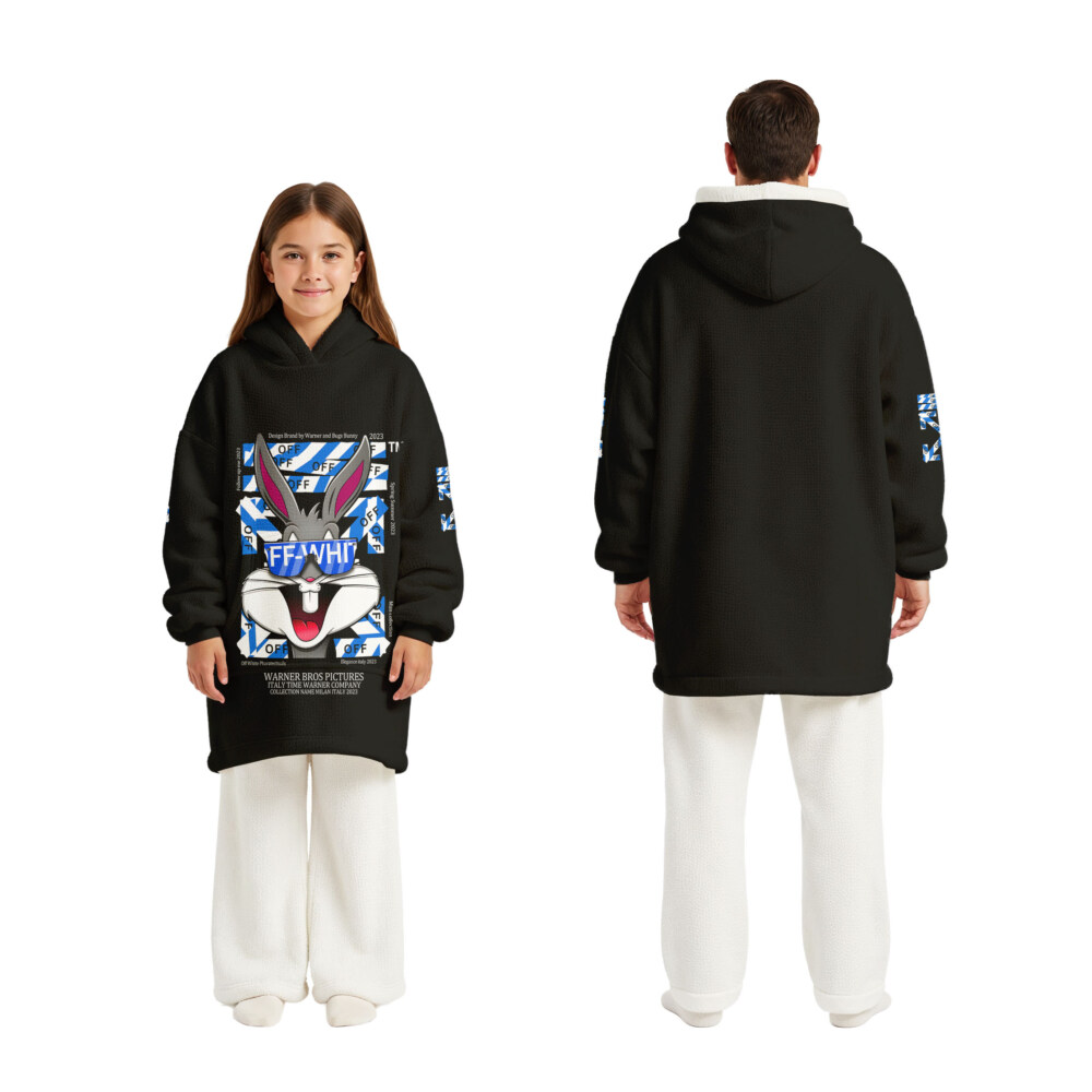 OFF WHITE, Bunny Rabbit - Oodie Blanket Hoodie