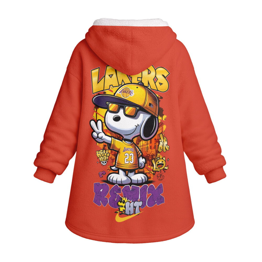 NIKE, Snoopy Lakers - Oodie Blanket Hoodie