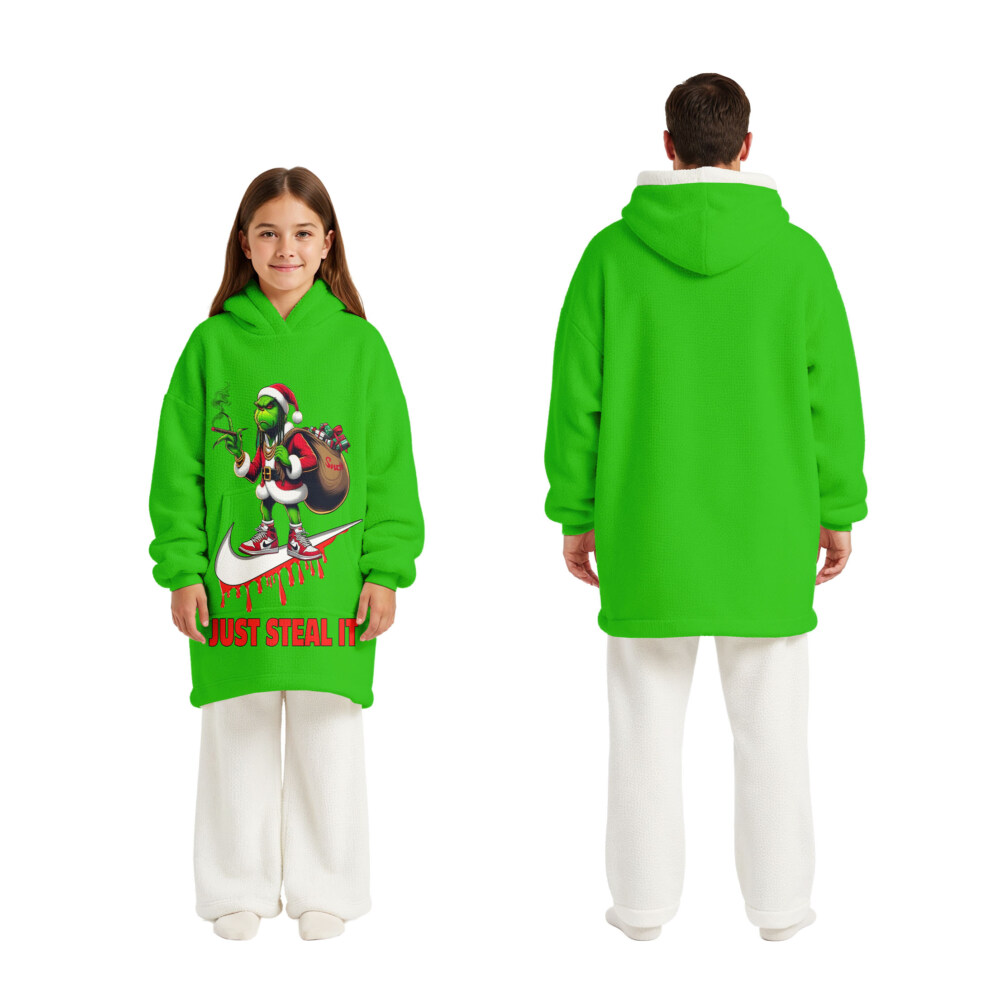 NIKE, Grinch Christmas - Oodie Blanket Hoodie