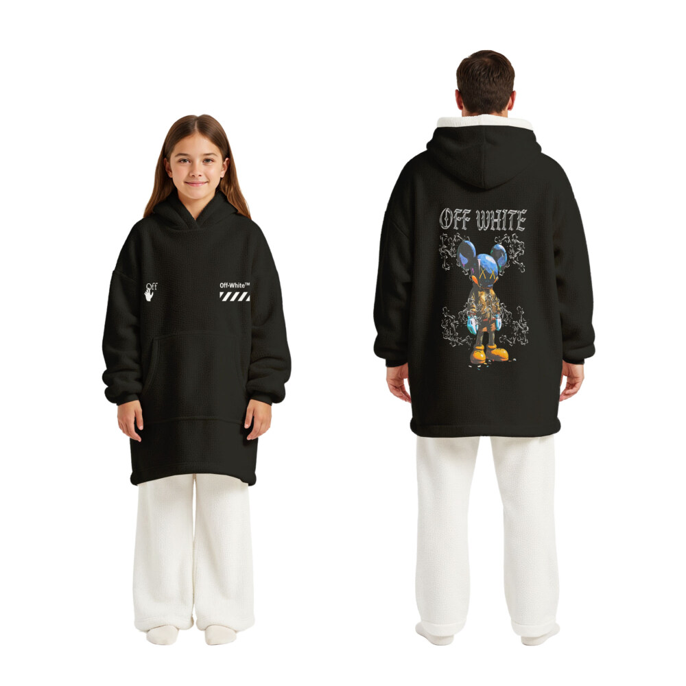 OFF WHITE, Mickey Kaws - Oodie Blanket Hoodie