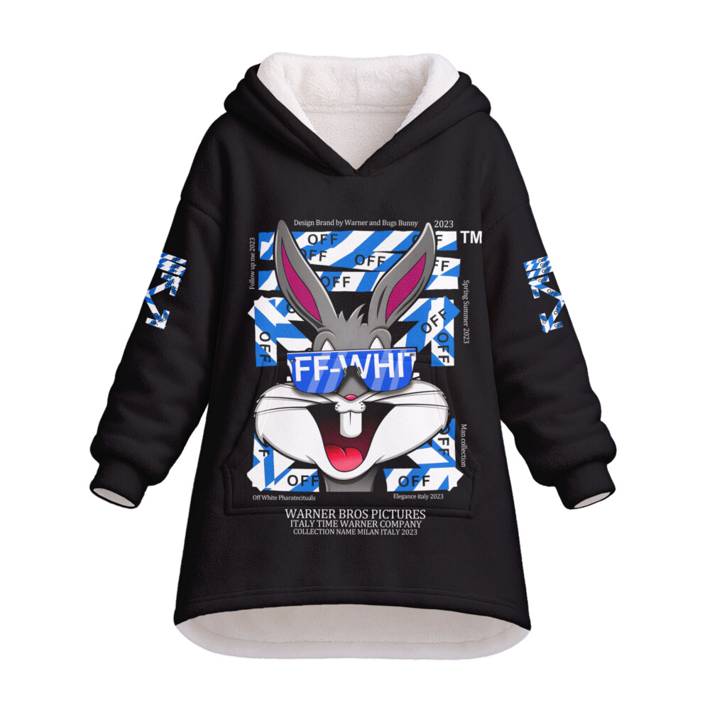OFF WHITE, Bunny Rabbit - Oodie Blanket Hoodie