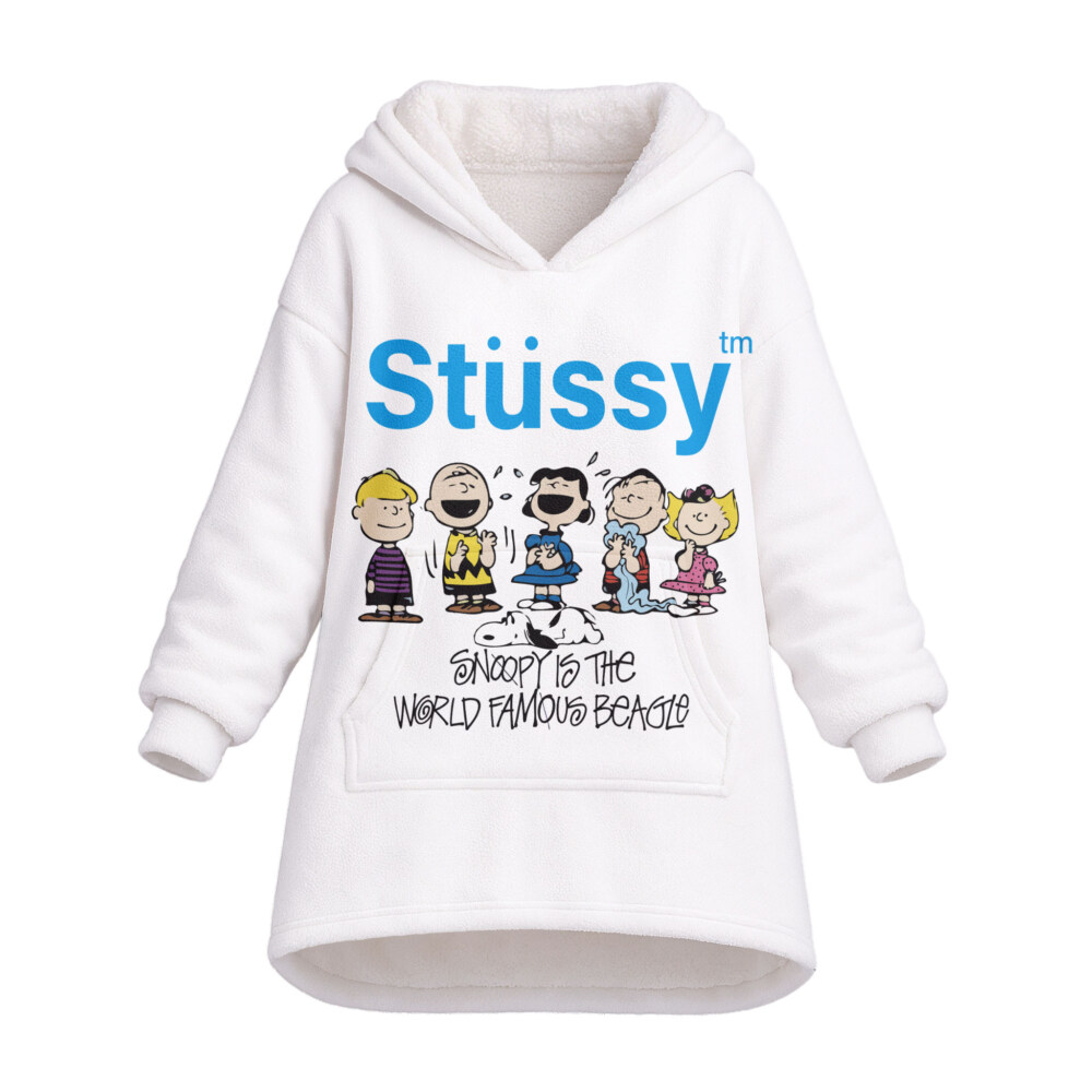 STUSSY, Snoopy - Oodie Blanket Hoodie