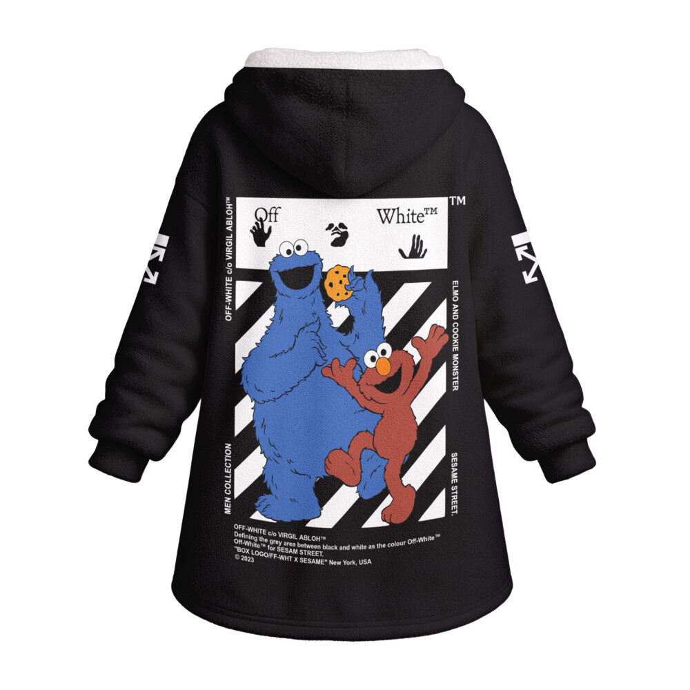 Sesame, OFF WHITE - Oodie Blanket Hoodie