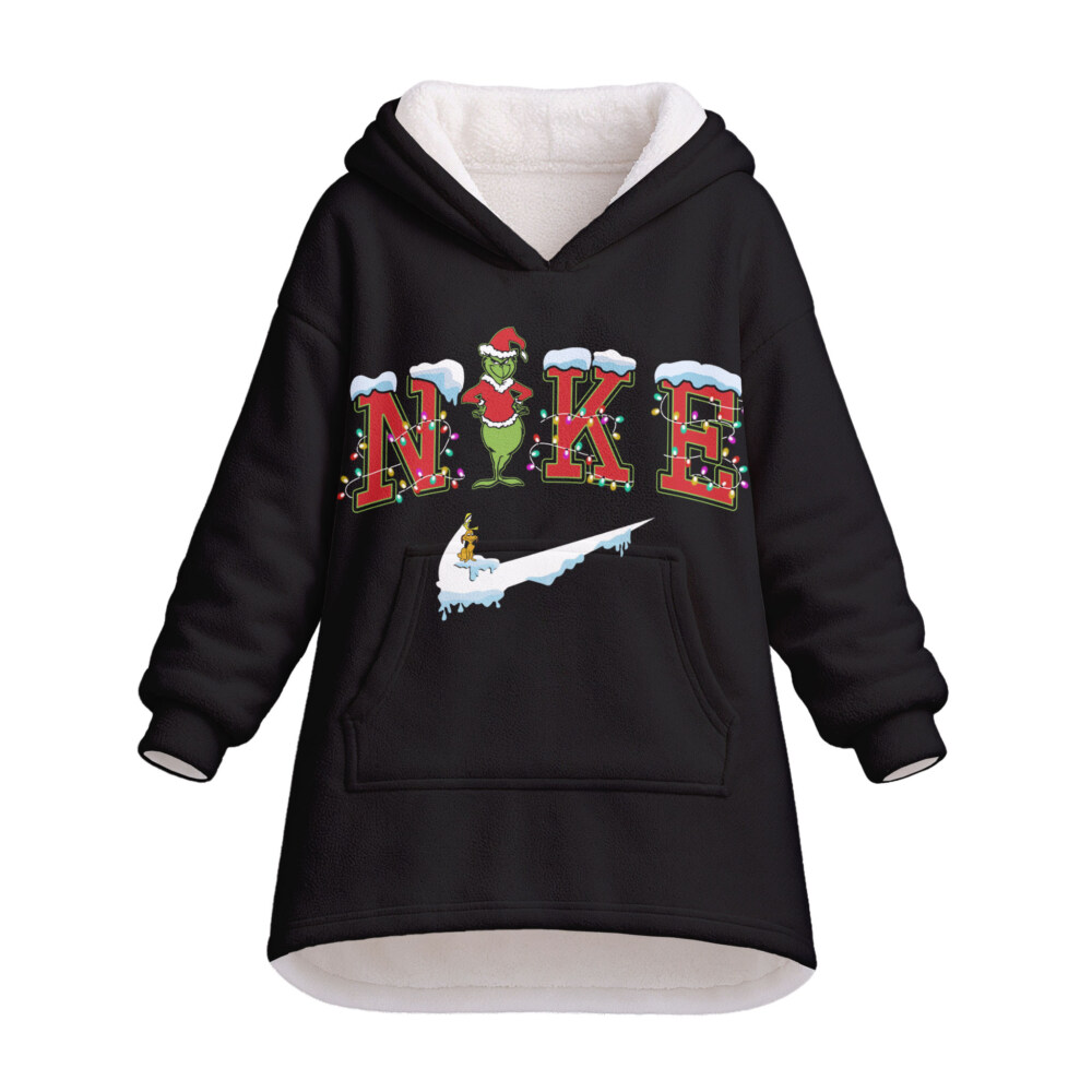 NIKE, Grinch Christmas - Oodie Blanket Hoodie