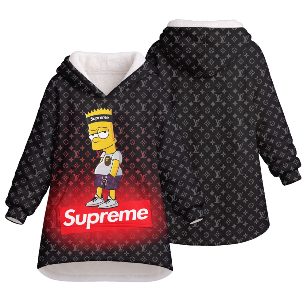 Bart Simpson, SUPREME - Oodie Blanket Hoodie