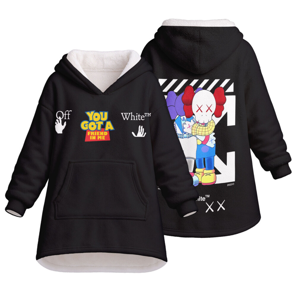 OFF WHITE, Kaws - Oodie Blanket Hoodie