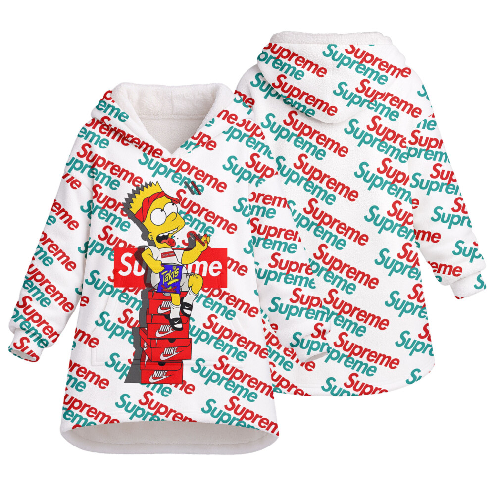 SUPREME, Bart Simpson - Oodie Blanket Hoodie