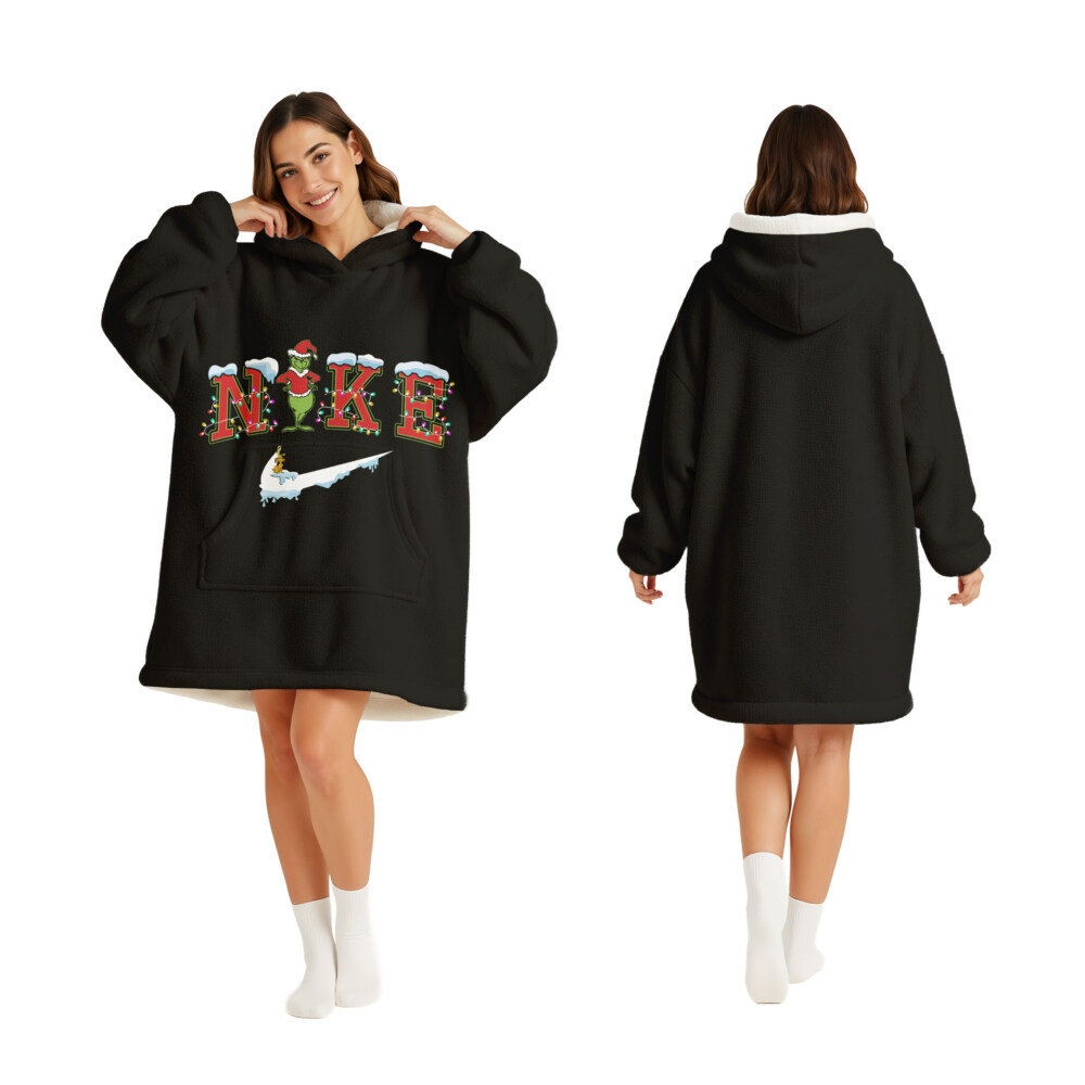 NIKE, Grinch Christmas - Oodie Blanket Hoodie
