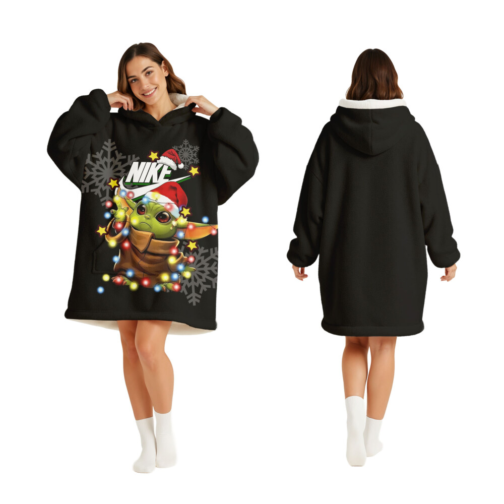 NIKE, Baby Yoda Christmas - Oodie Blanket Hoodie