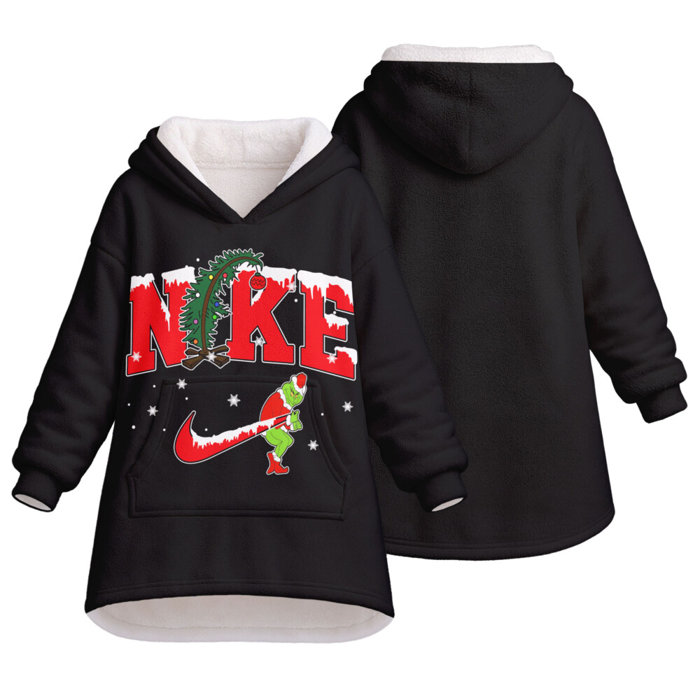 NIKE, Grinch Christmas - Oodie Blanket Hoodie