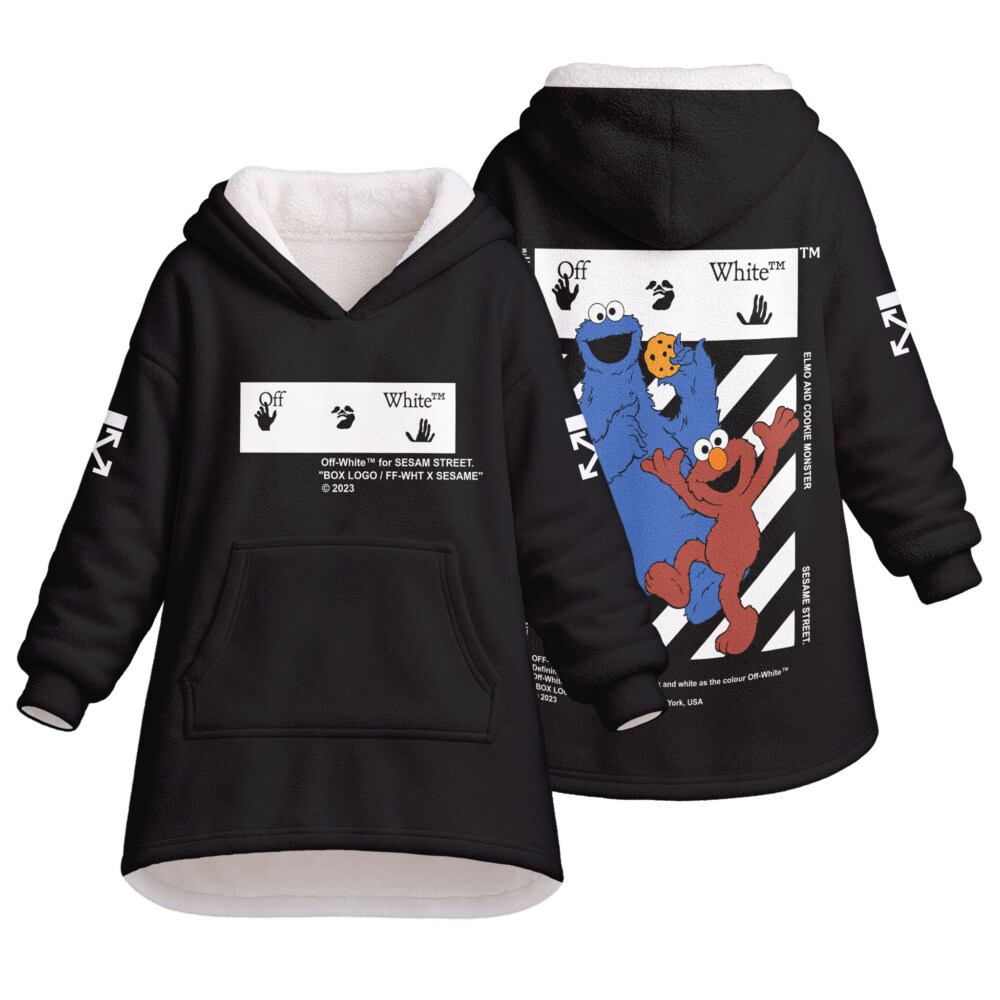 Sesame, OFF WHITE - Oodie Blanket Hoodie