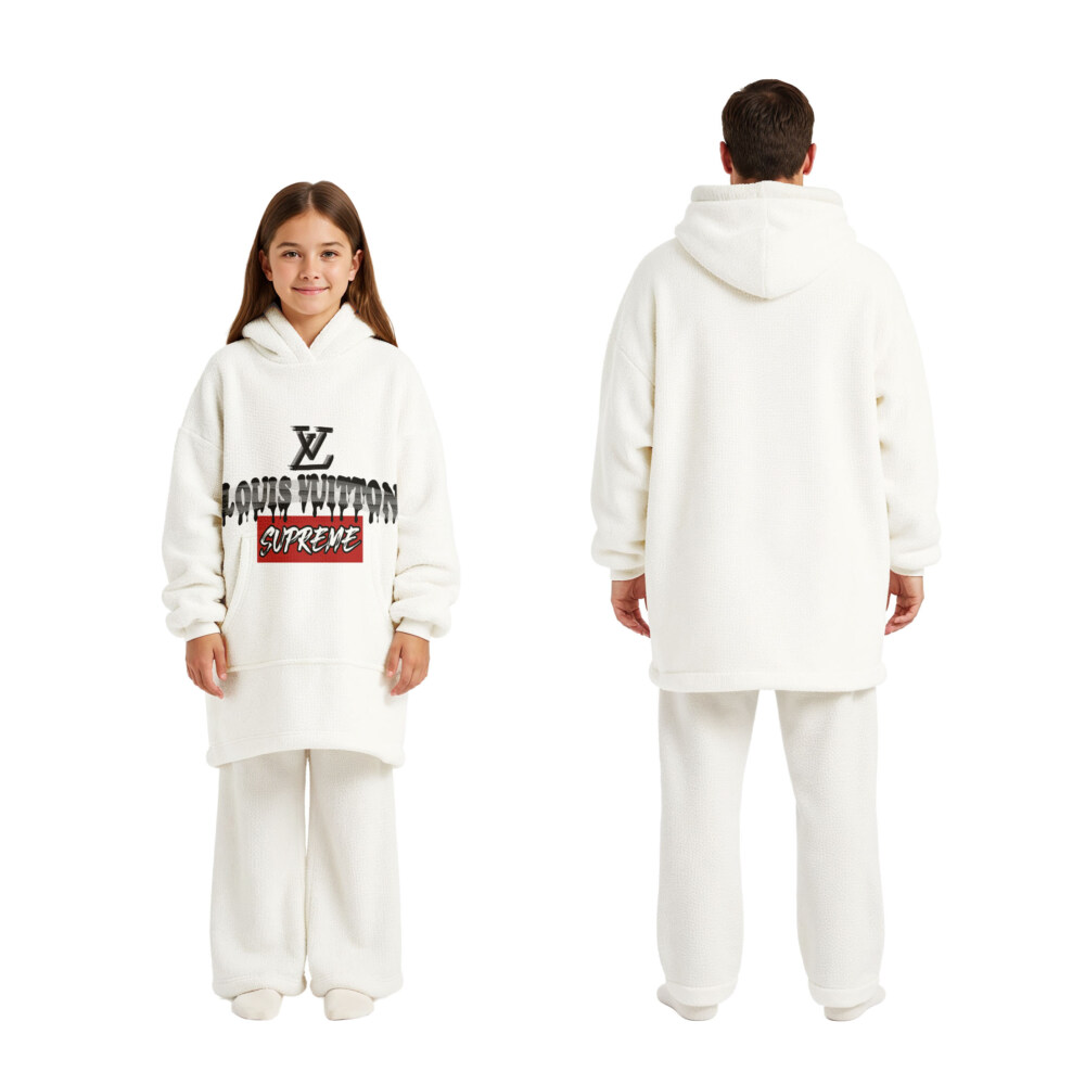 LOUIS VUITTON, SUPREME - Oodie Blanket Hoodie
