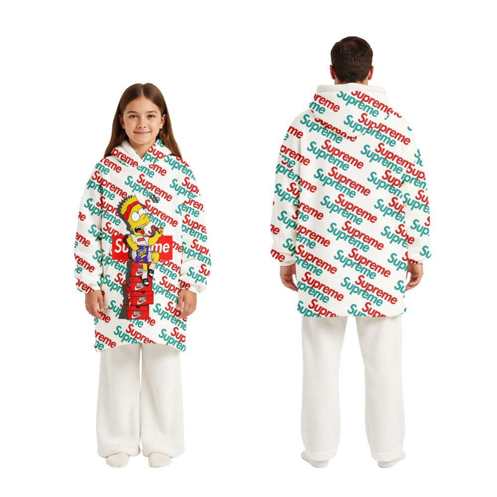 SUPREME, Bart Simpson - Oodie Blanket Hoodie