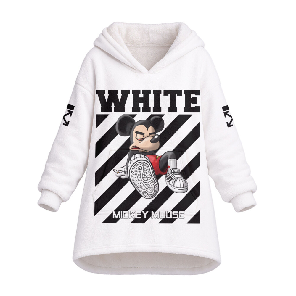 OFF WHITE, Mickey Mouse - Oodie Blanket Hoodie