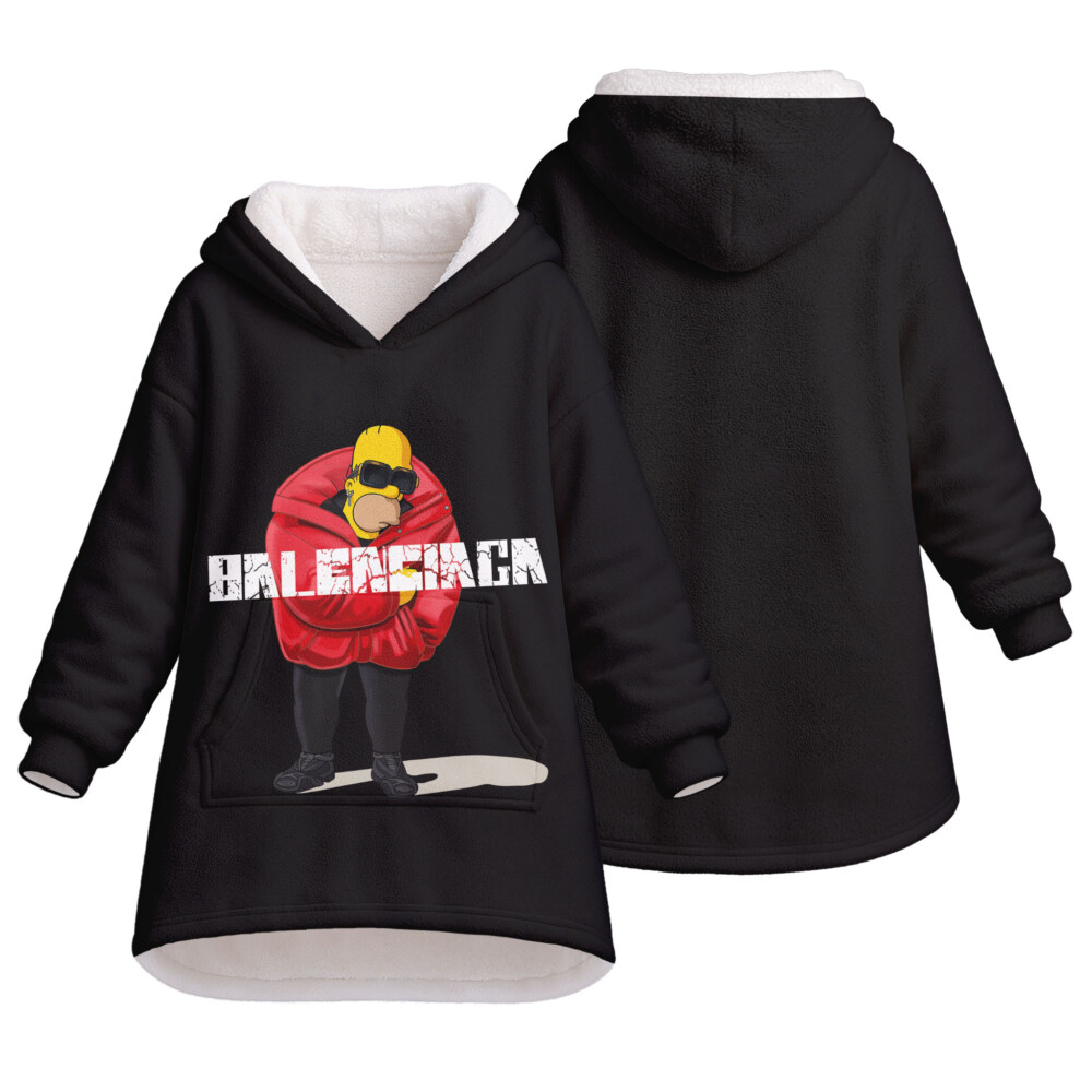 BALENCIAGA, The Simpson - Oodie Blanket Hoodie