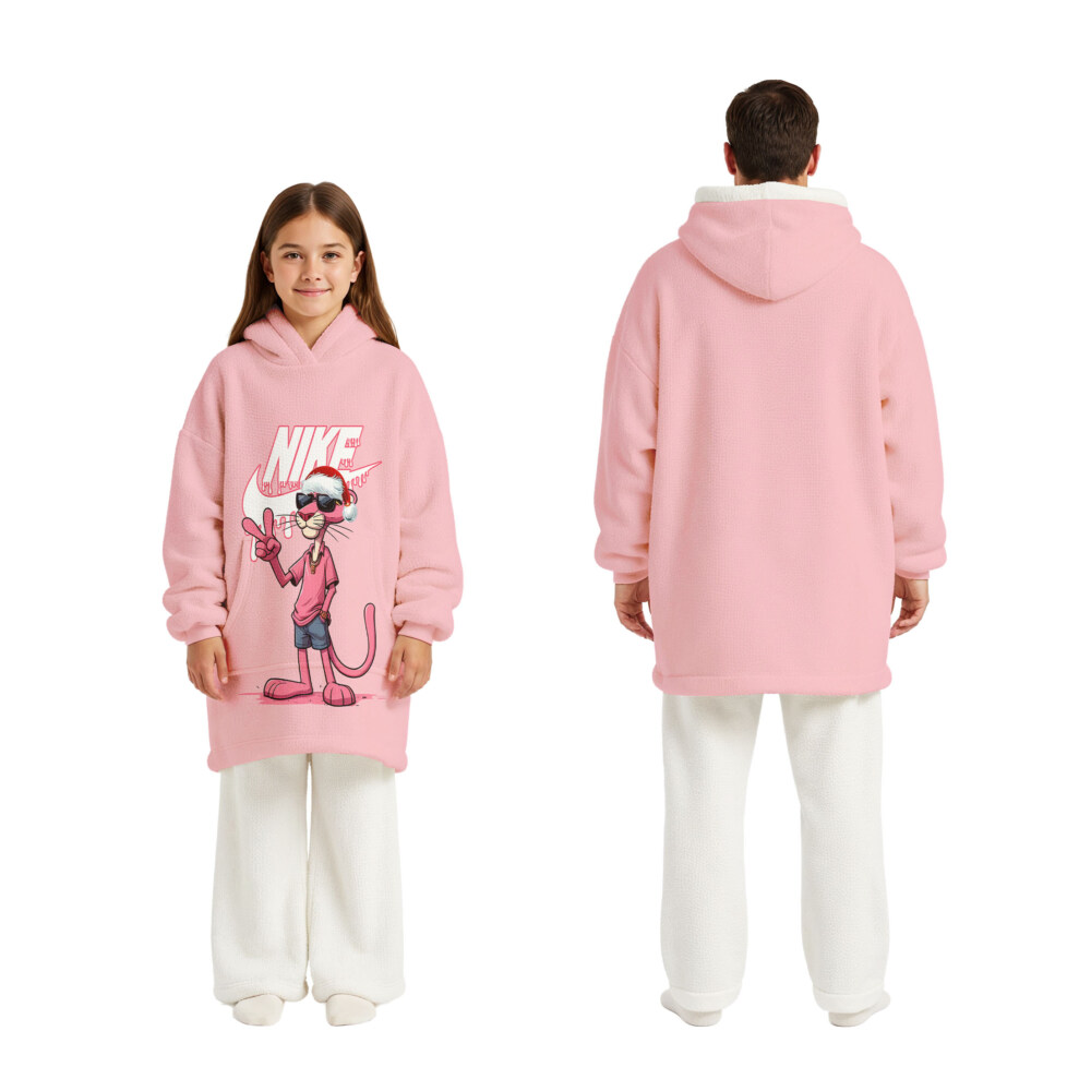 NIKE, Pink Panther Christmas - Oodie Blanket Hoodie