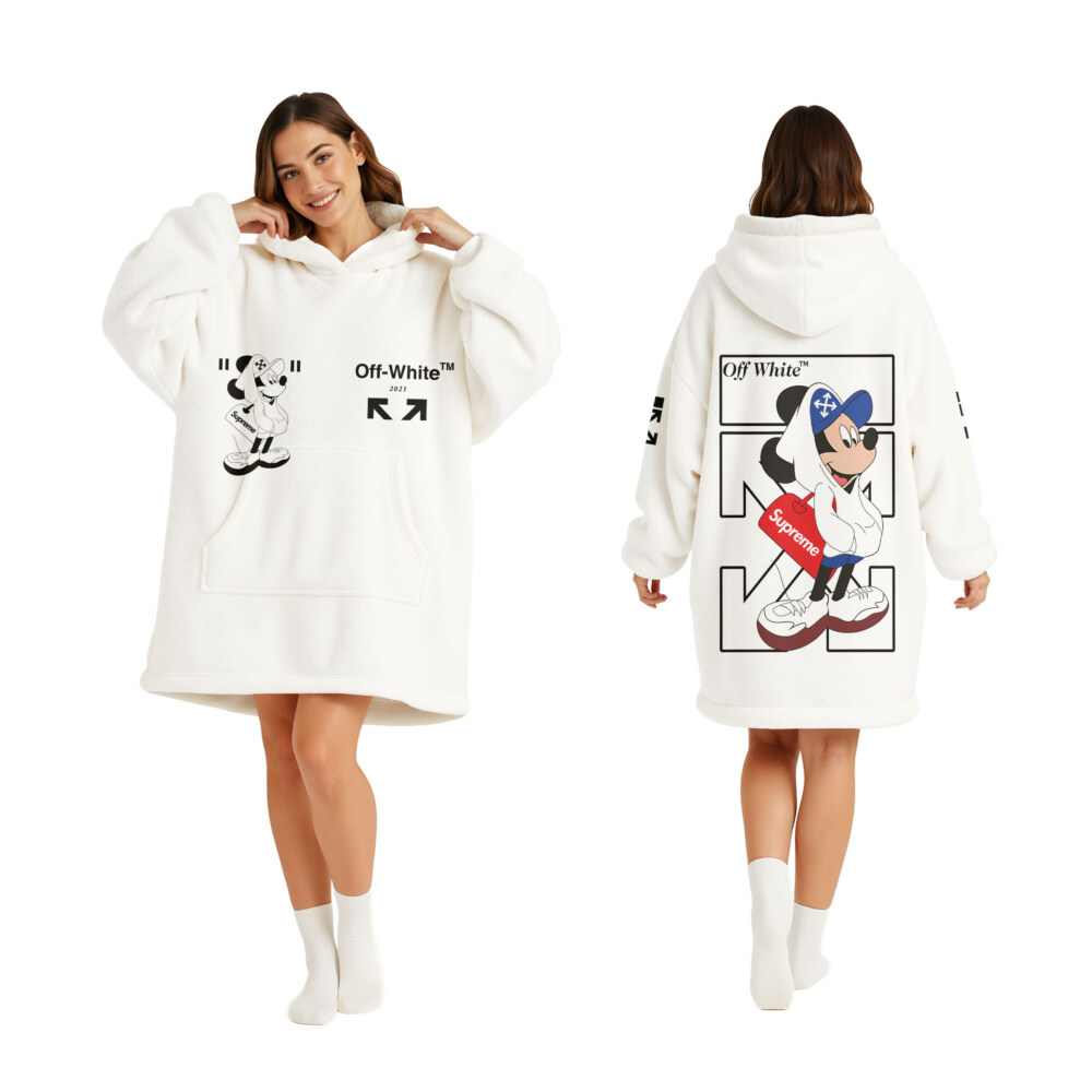 OFF WHITE, Mickey Mouse - Oodie Blanket Hoodie
