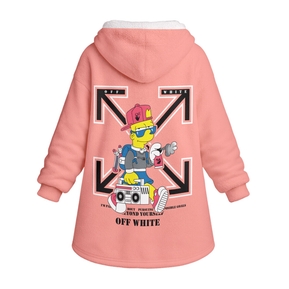 OFF WHITE, Bart Simpson - Oodie Blanket Hoodie