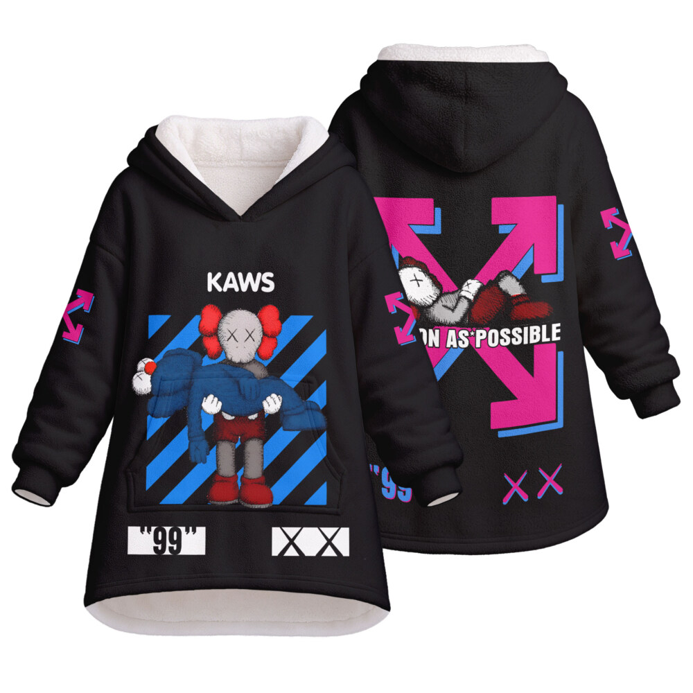 OFF WHITE, Kaws - Oodie Blanket Hoodie