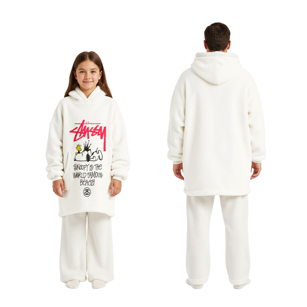 STUSSY, Snoopy - Oodie Blanket Hoodie
