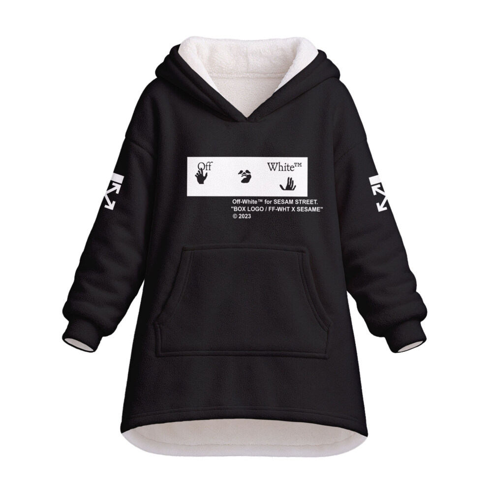 Sesame, OFF WHITE - Oodie Blanket Hoodie