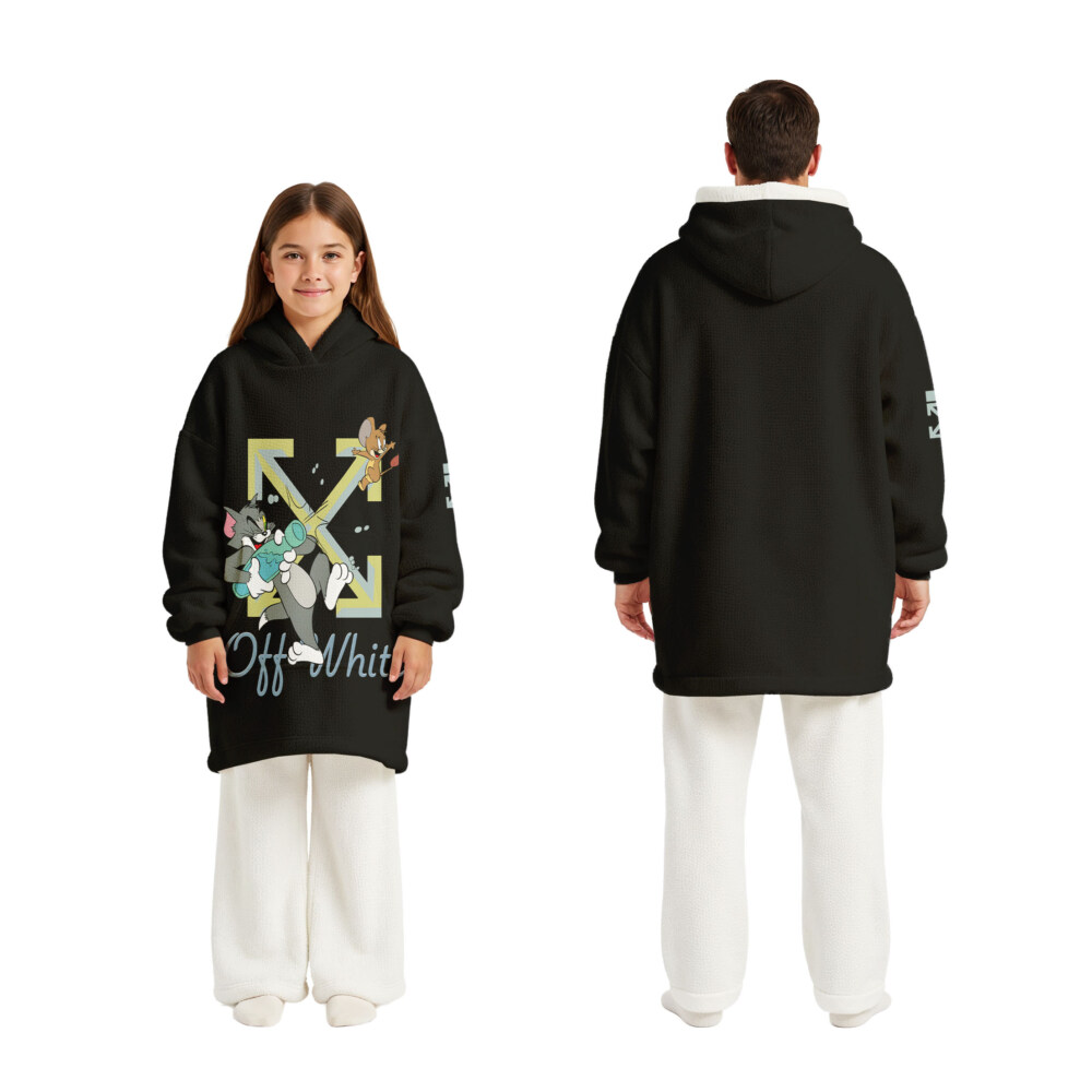 OFF WHITE, Tom and Jerry - Oodie Blanket Hoodie