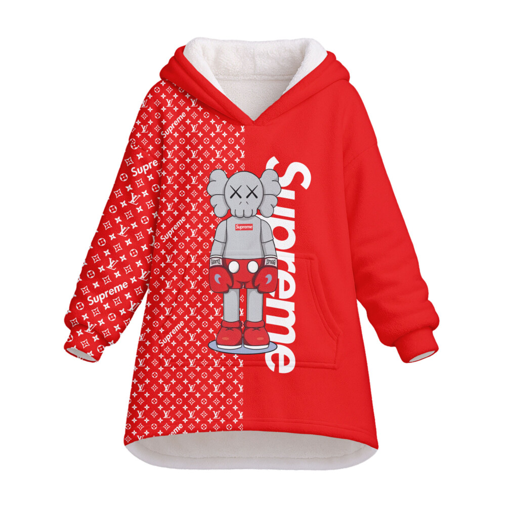LOUIS VUITTON, SUPREME, Kaws - Oodie Blanket Hoodie