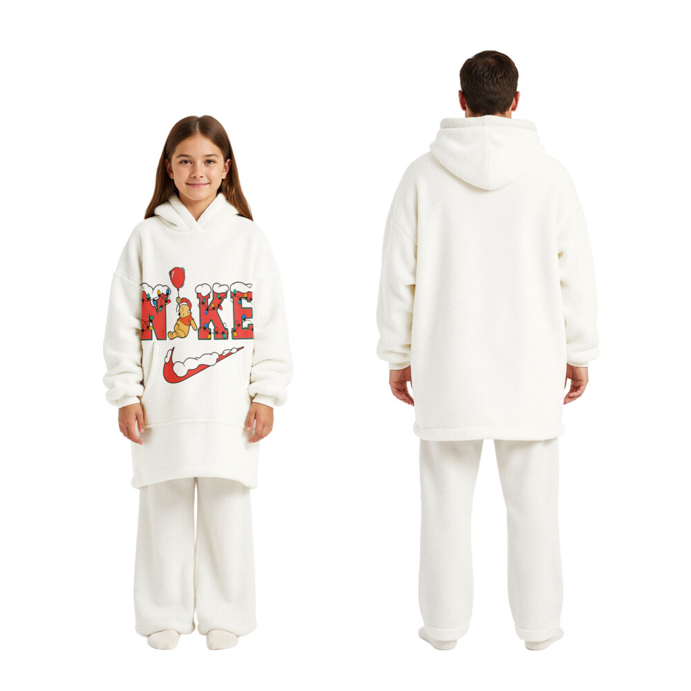 NIKE, Pooh Bear Christmas - Oodie Blanket Hoodie