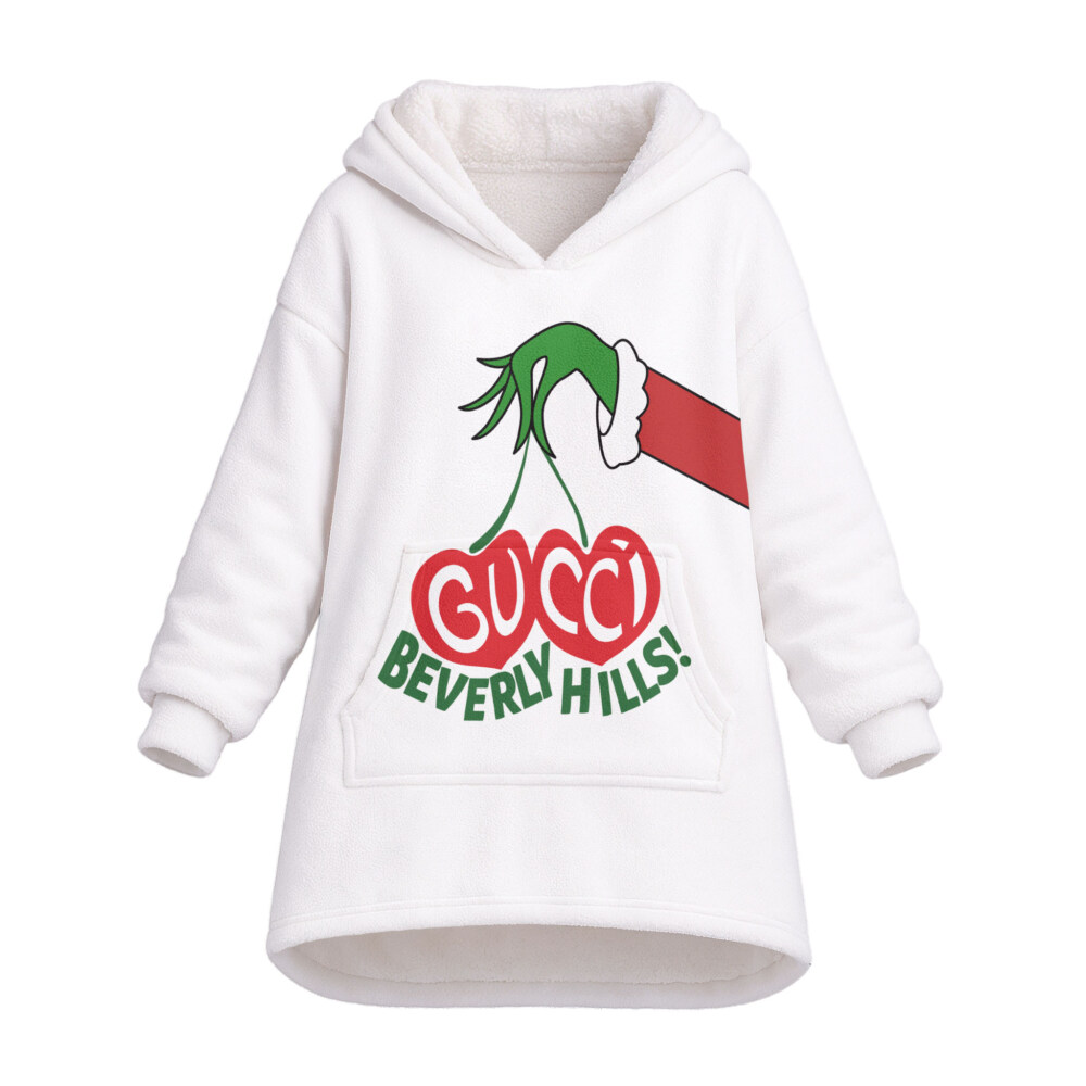 Fashion Grinch Christmas - Oodie Blanket Hoodie