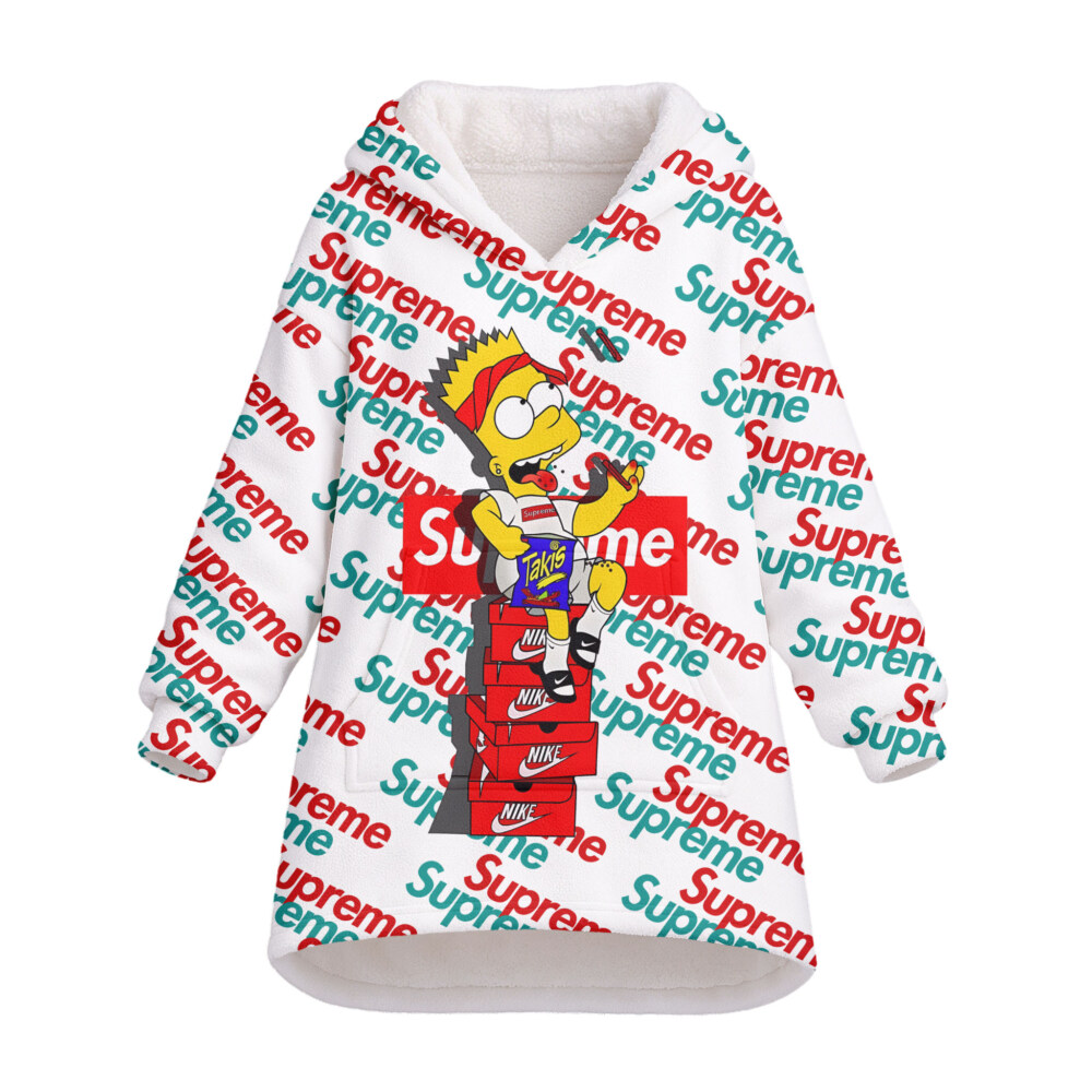 SUPREME, Bart Simpson - Oodie Blanket Hoodie